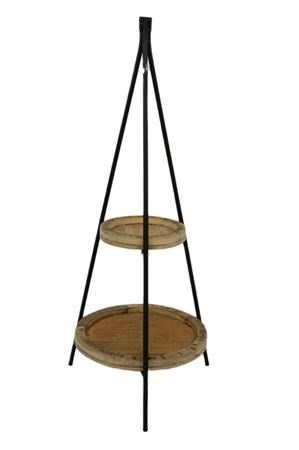 Etagere display 2 lagen d41cm h105cm