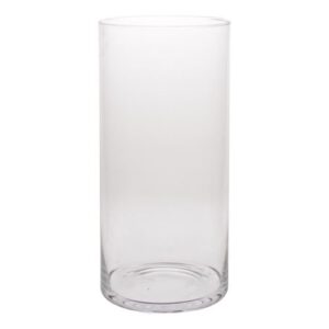 Cilinder glas d19cm h40cm Transparant