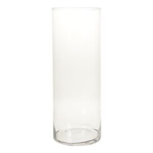 Cilinder glas d19cm h50cm Transparant
