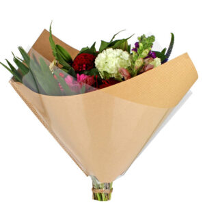 Hoes 40x40cm Oblique OPP35/80gr Naturel