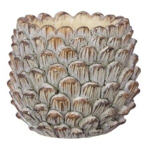 Pot Pinecone d17cm h14cm