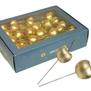 Appels op draad 25/30mm 48x Goud
