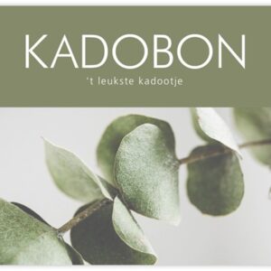 Kadobon groen (25 stuks)